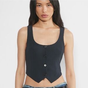 Aritzia Wilfred Rocco Vest Top
